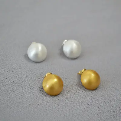 925 Silver Pearl Earrings Set for Women