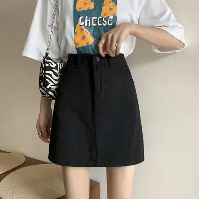 White High Waist Denim Shorts Women 2023