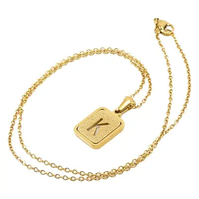 Gold H-Clavicle Necklace for Women 18K Stainless Steel