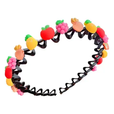 Children's Hairband Headband Little Girl's Non-slip Pressing Hairpin Headwear Cute Baby's Broken Hair Sorting Hair Accessories Girls' Hairpin
