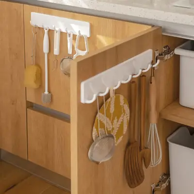 Japanese-style Kitchen Wall Hooks for Kitchen Organizer