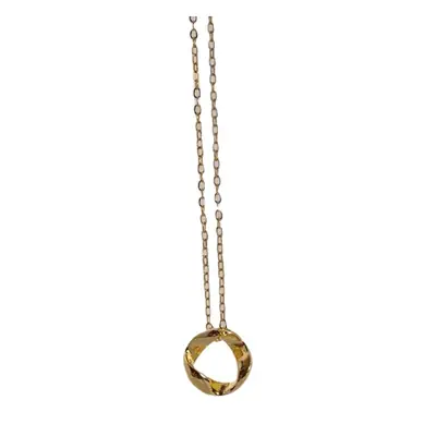Gold Irregular Clavicle Ring Necklace for Women