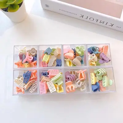 10 Pack Colorful Mini Hair Clips for Girls