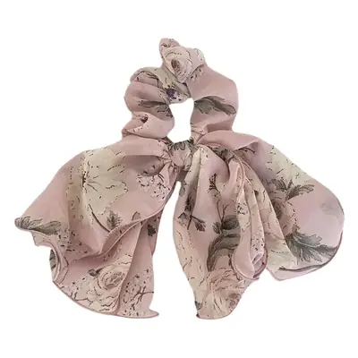 Japanese Floral Hair Ring Headdress Pink Large Size
