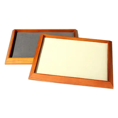 Solid Wood Square Display Tray 11x1x2cm