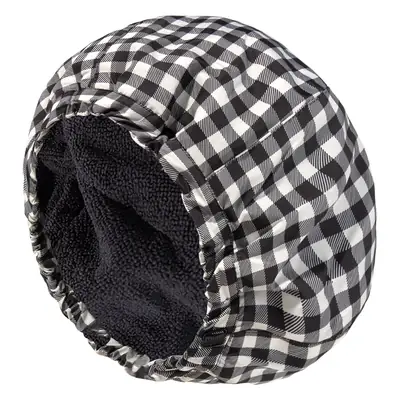 Black Waterproof Dry Hair Hat for Adults