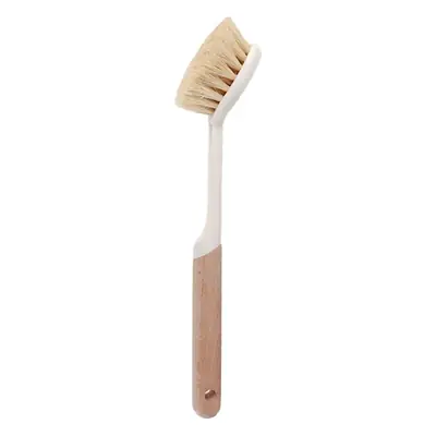 Natural Sisal Pot Brush Wooden Handle Kitchen Cleaning