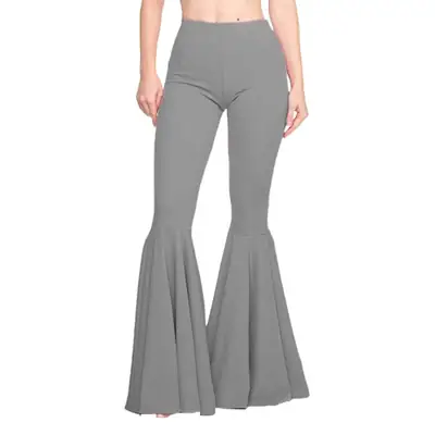 Women Mermaid Pants High Waist Slim Fit Stretch