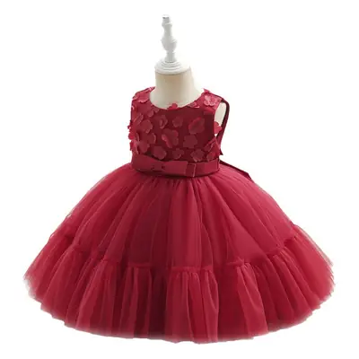 Baby Girl Puffy Tulle Dress Cream Yellow