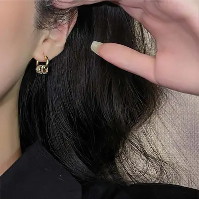 Korean Elegant Small Waist Earrings for Women
