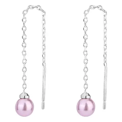 S925 Pearl Tassel Earrings for Women