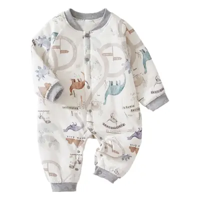 New Baby Cotton Padded Coat Jumpsuit Autumn Winter