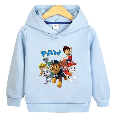 Wangwang Paw Boys Hooded Sweatshirt Orange