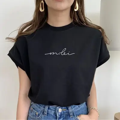 Women Printed White T-Shirt Loose Fit Summer Wear