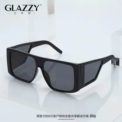 Men's Black Orange Red UV400 Sunglasses