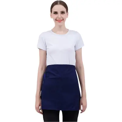 Black Striped Waist Apron for Men Women 60cm Wide