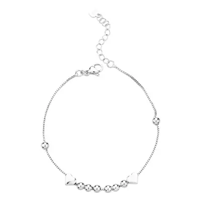 Women's Heart & Tassel Chain Bracelet Set