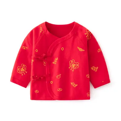 Newborn Baby Half Back Red New Year Underwear