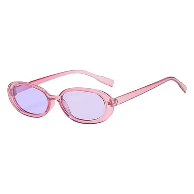 Cat's Eye Sunglasses for Men Women White Plain Street Fashion