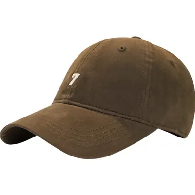 Men Grey Baseball Cap with 7 Logo K-Style