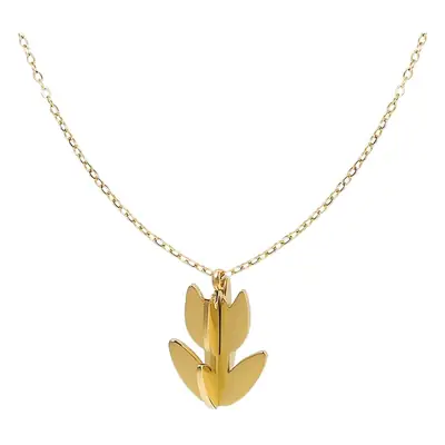 Tulip Flower Earrings Gold Plated Titanium Steel