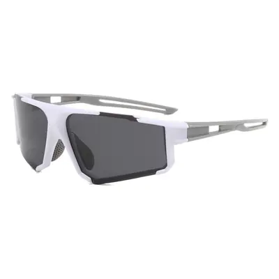Men's Anti-UV Polarized Sunglasses White Grey Export