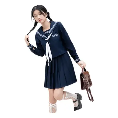 Cyan Pleated School Skirt 80cm for Girls