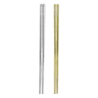 Pure Titanium Chopsticks 5 Pairs Colorful Set