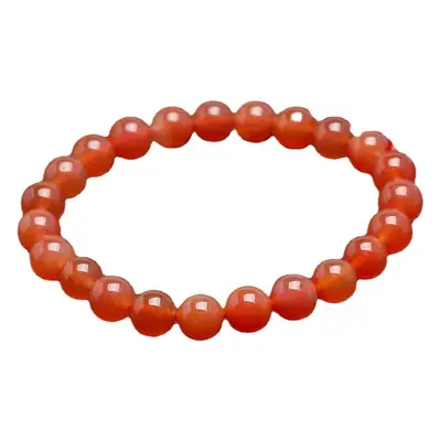 Pink Natural Powder Salt Source Agate Bracelet