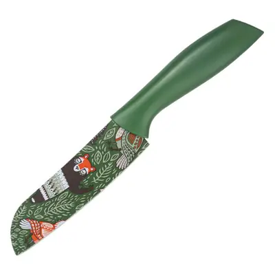 Stainless Steel Fruit Knife with Floral Design