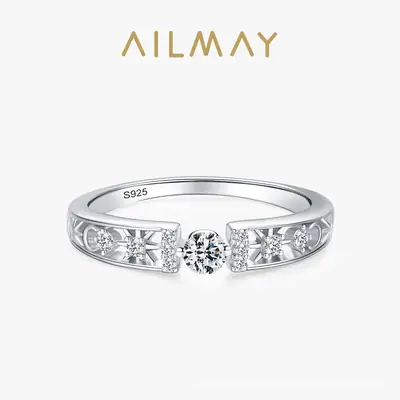Elegant Hollow Sun Moon Stars Ring for Women