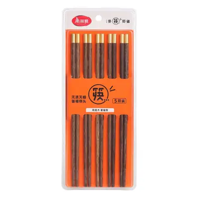 Meliya Chicken Wing Wood Chopsticks Solid Wood