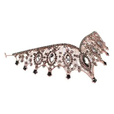 Crystal Crown Bridal Tiara with Rhinestones