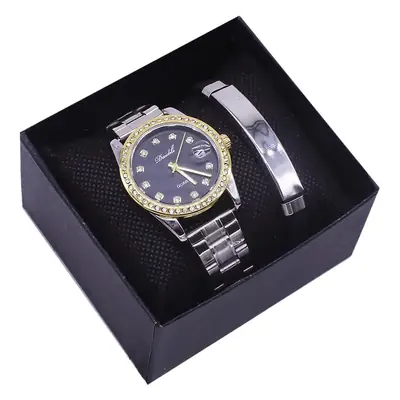 Women's Quartz Watch with Crystal Band