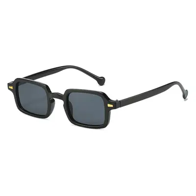 Square Frame Sunglasses for Women Retro Rivet Design