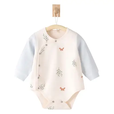 Baby Romper Pink Fleece Triangle Jumpsuit Newborn