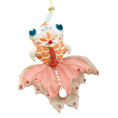 Mid-Autumn Butterfly Peace Tallyman Car Pendant for Girls