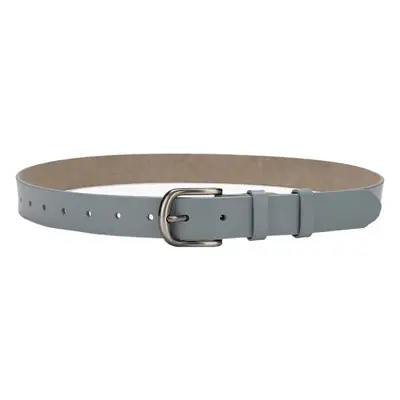 Women Cowhide Leather Belt with Buckle Brown