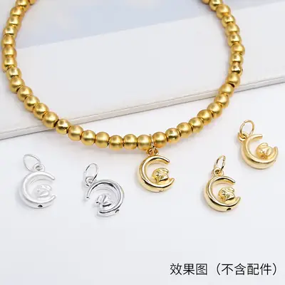 S925 Sterling Silver Jade Rabbit Pendant with Gold & Silver Options