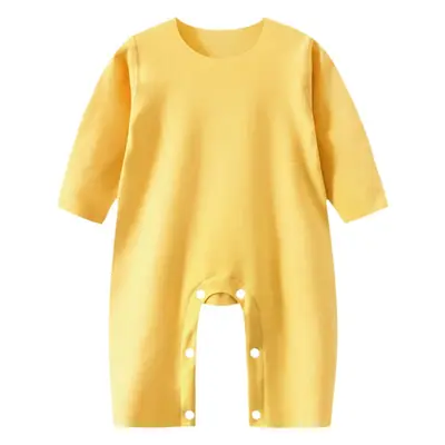Baby Pink Long Sleeve Boneless Romper One Piece