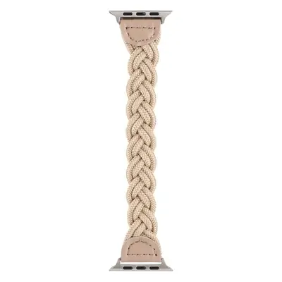 Apple Watch Strap iwatch7-1 SE Twist Rope Beige