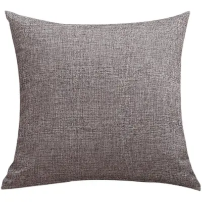 Green Linen Sofa Pillow for Living Room & Car