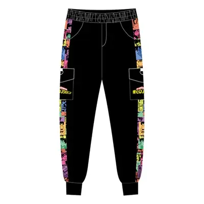 My Hero Academy Black Graphic Long Trousers