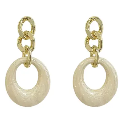 S925 Silver Circle Earrings for Women
