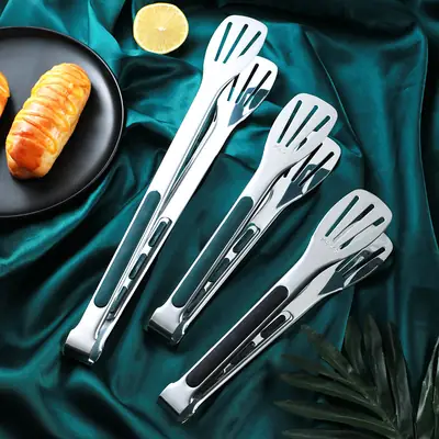 304 Stainless Steel Food Clip 9" Thick Barbecue