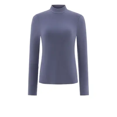 Women German Velvet Turtleneck Warm Slim Fit Beige