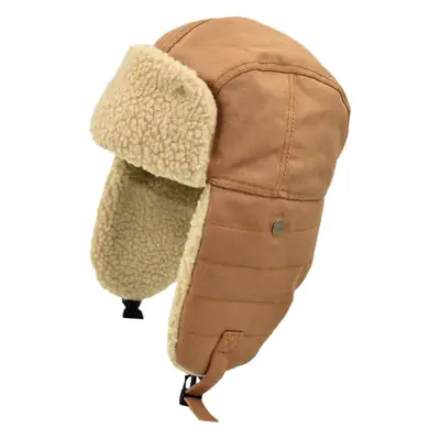 Men Winter Ear Protection Hat Navy Blue Cotton Warm Pilot Motorcycle