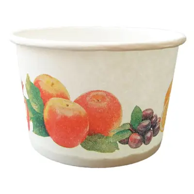 Disposable Fruit Tasting Bowl 110ml Paper Cup