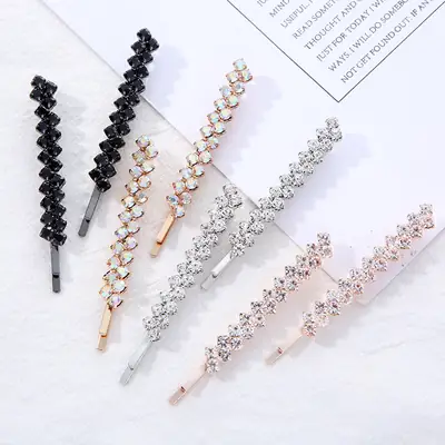 Crystal Claw Hairpins for Bridal & Wedding Wear