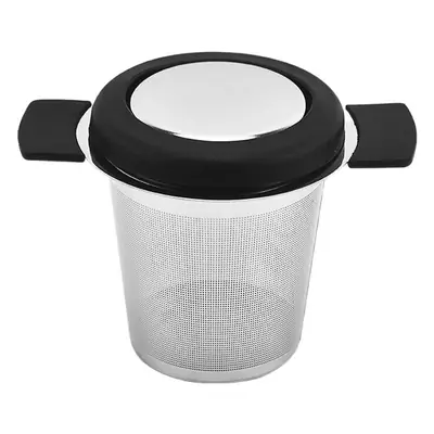 Double-Ear Tea Drain with Lid 304 Stainless Steel Tea Filter